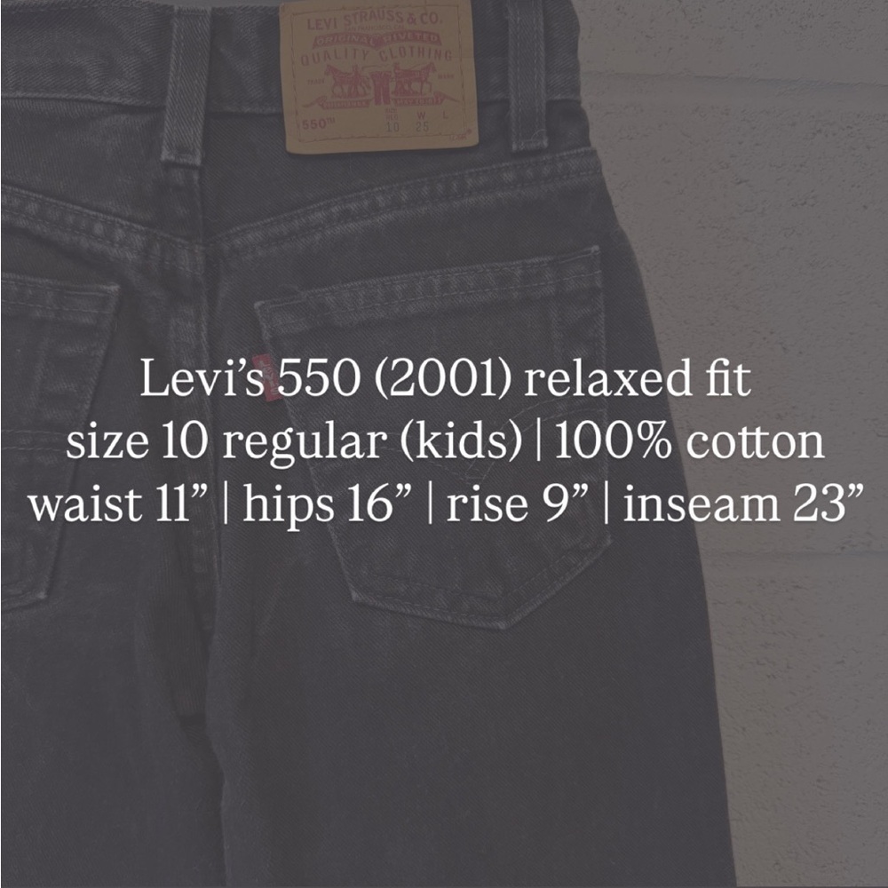 Levi’s 550 | youth size 10R - Picture 6 of 6